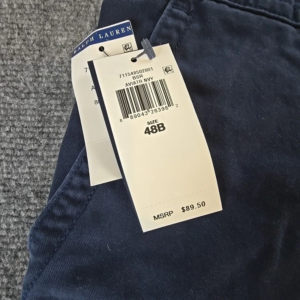 Polo Ralph Lauren Cargo Shorts Mens 48B Blue Classic Fit Big NEW